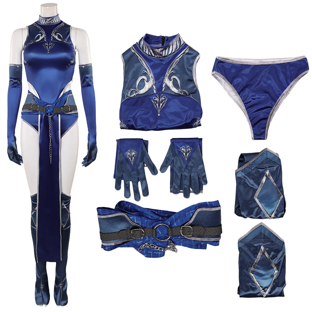Movie Mortal Kombat Kitana Cosplay Costume Role Play Clothes Ladies Fashion for Women Adult Halloween Festival Party Outfits
Movie Mortal Kombat Kitana Cosplay Costume Role Play Clothes Ladies Fashion for Women Adult Halloween Festival Party Outfits