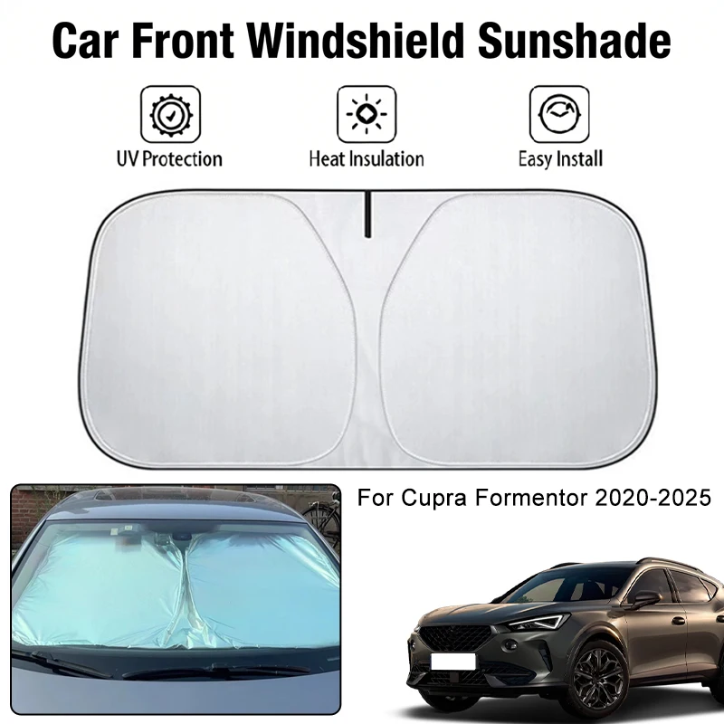 Foldable Car Windshield Sun Shade UV Block Heat Insulation For Cupra Formentor 2020-2025 Interior Protection Accessories
Foldable Car Windshield Sun Shade UV Block Heat Insulation For Cupra Formentor 2020-2025 Interior Protection Accessories