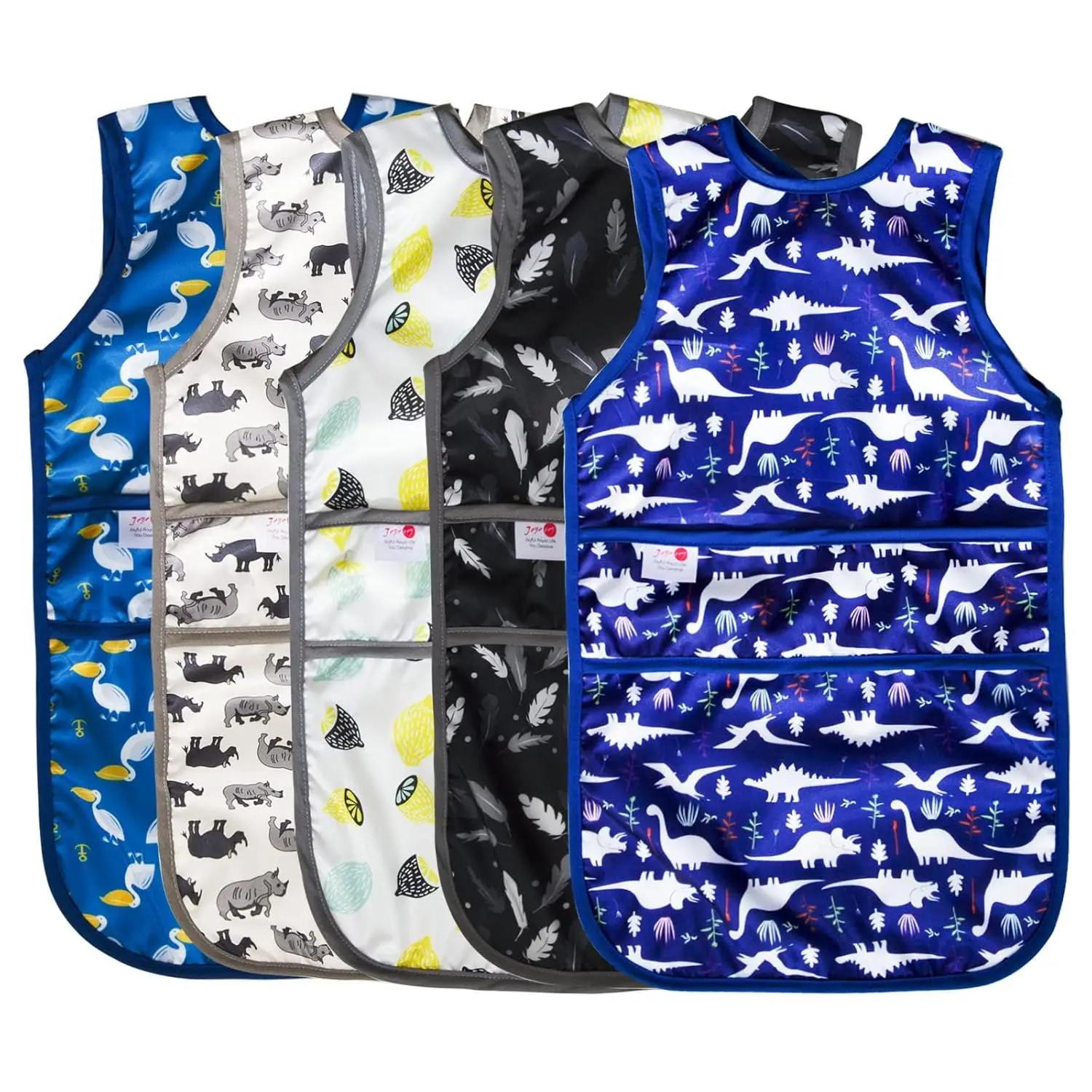 Waterproof Baby Bibs for Eating, Toddler Bibs 2-4 Years, Soft Machine Washable Sleeveless Smock with Food Catcher
Waterproof Baby Bibs for Eating, Toddler Bibs 2-4 Years, Soft Machine Washable Sleeveless Smock with Food Catcher