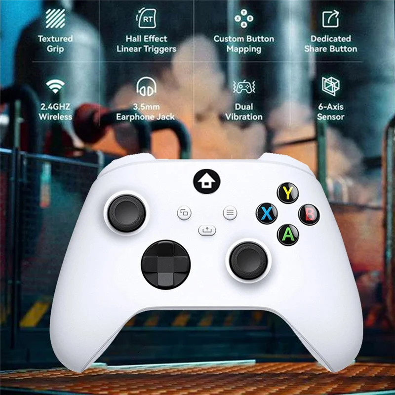 EDT-Wireless Game Controller Adapter For One, Series X/S, 2.4GHZ Controller Receiver For Windows PC Gamepad Durable Wh
EDT-Wireless Game Controller Adapter For One, Series X/S, 2.4GHZ Controller Receiver For Windows PC Gamepad Durable Wh