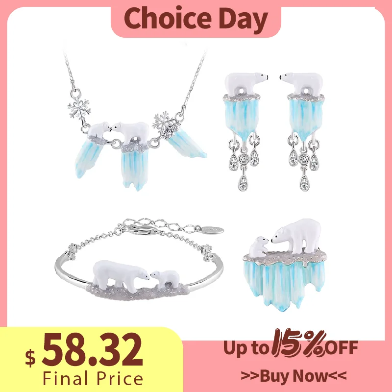 Набор украшений Juicy Grape Polar Bear: колье, серьги, браслет, брошь. Коллекция Glacier 2026. Эмалевые украшения. Подарок для девочек.
Набор украшений Juicy Grape Polar Bear: колье, серьги, браслет, брошь. Коллекция Glacier 2026. Эмалевые украшения. Подарок для девочек.