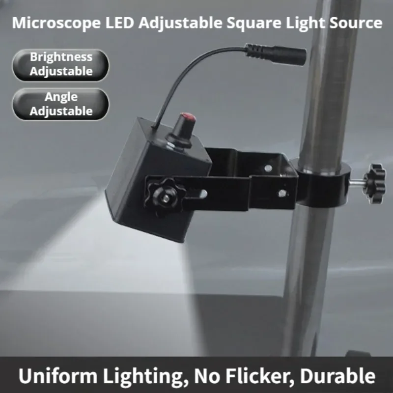 Microscope LED Adjustable Side Light Source Square Lamp Brightness Adjustable Auxiliary Lamp Microscope Lighting Lamp Fill Light
Microscope LED Adjustable Side Light Source Square Lamp Brightness Adjustable Auxiliary Lamp Microscope Lighting Lamp Fill Light