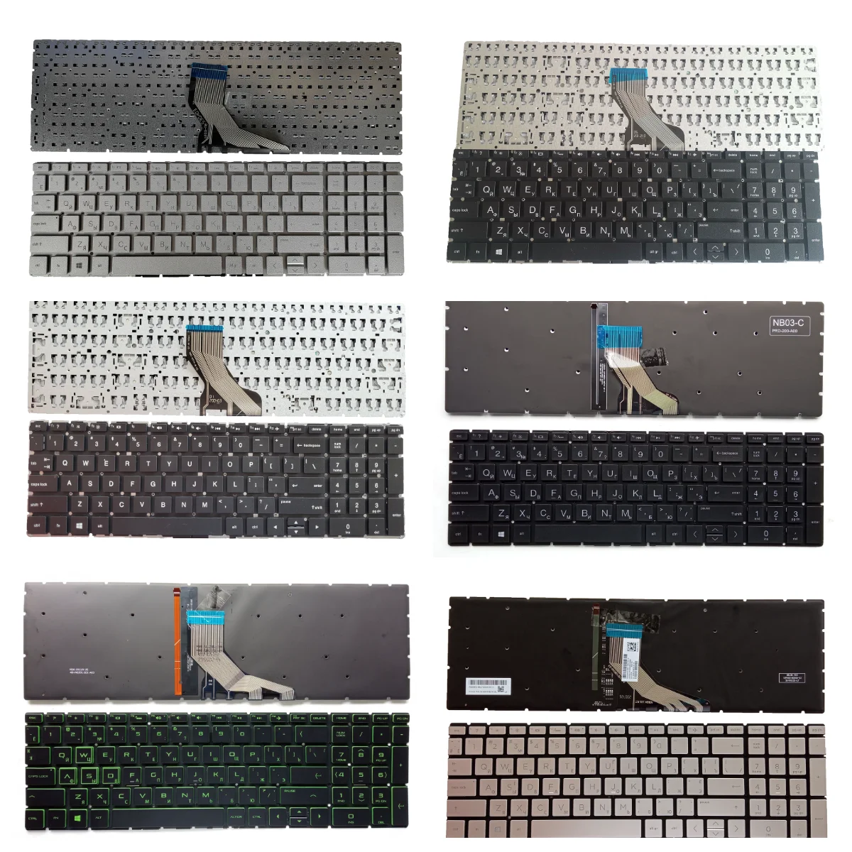 US/RU New Laptop Keyboard For HP Pavilion 15-DA/15-CX/15-DK/15-CN/15-CR/15-CS Series Replacement Keyboard
US/RU New Laptop Keyboard For HP Pavilion 15-DA/15-CX/15-DK/15-CN/15-CR/15-CS Series Replacement Keyboard