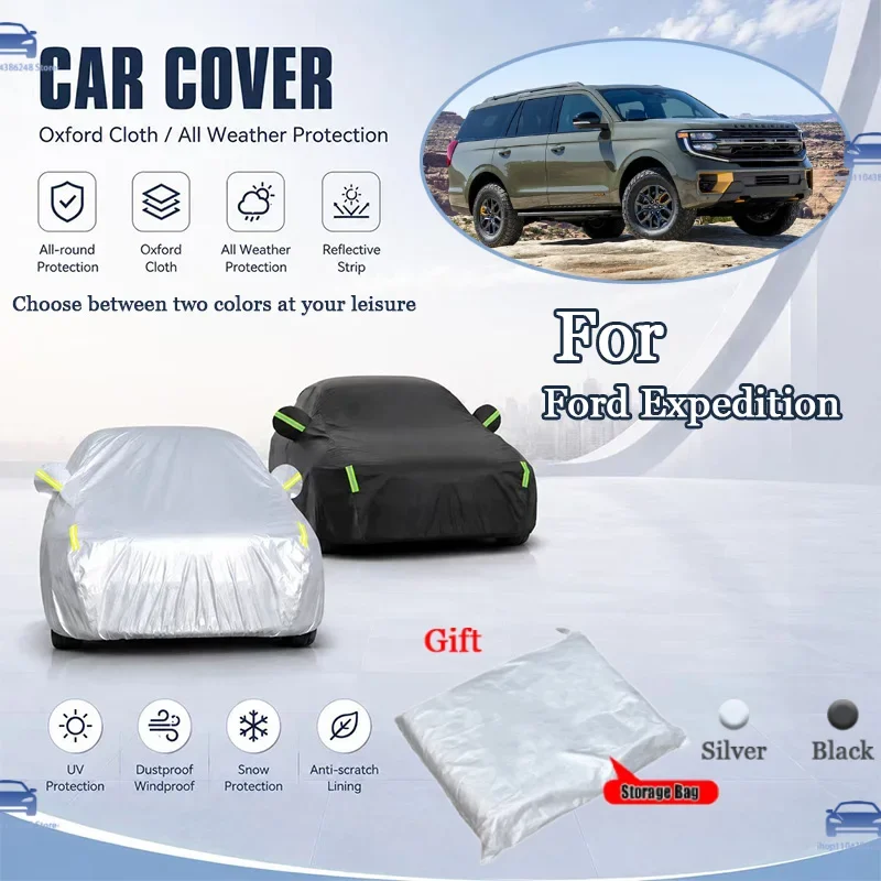 Suitable for Ford Expedition All Weather Oxford Car Cover UV Snow Dustproof Reflective Strips Outdoor Protection
Suitable for Ford Expedition All Weather Oxford Car Cover UV Snow Dustproof Reflective Strips Outdoor Protection