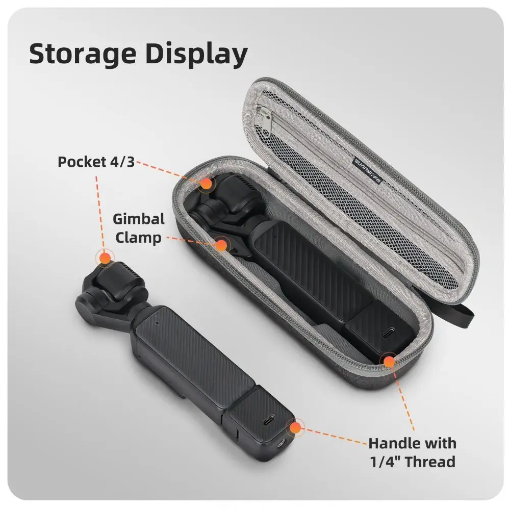 Portable Storage Bag Handheld Protective Carrying Case Anti-Scratch Shockproof Camera Body Handbag for DJI Osmo Pocket 4 3
Portable Storage Bag Handheld Protective Carrying Case Anti-Scratch Shockproof Camera Body Handbag for DJI Osmo Pocket 4 3