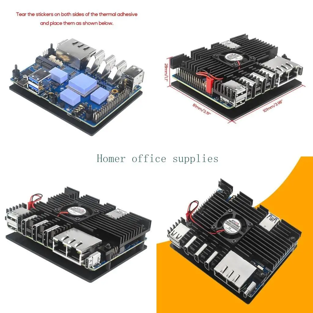 K43B Aluminum Alloy Heavy Duty Passive Cooling Metal Case Heatsink for Orange 5+
K43B Aluminum Alloy Heavy Duty Passive Cooling Metal Case Heatsink for Orange 5+