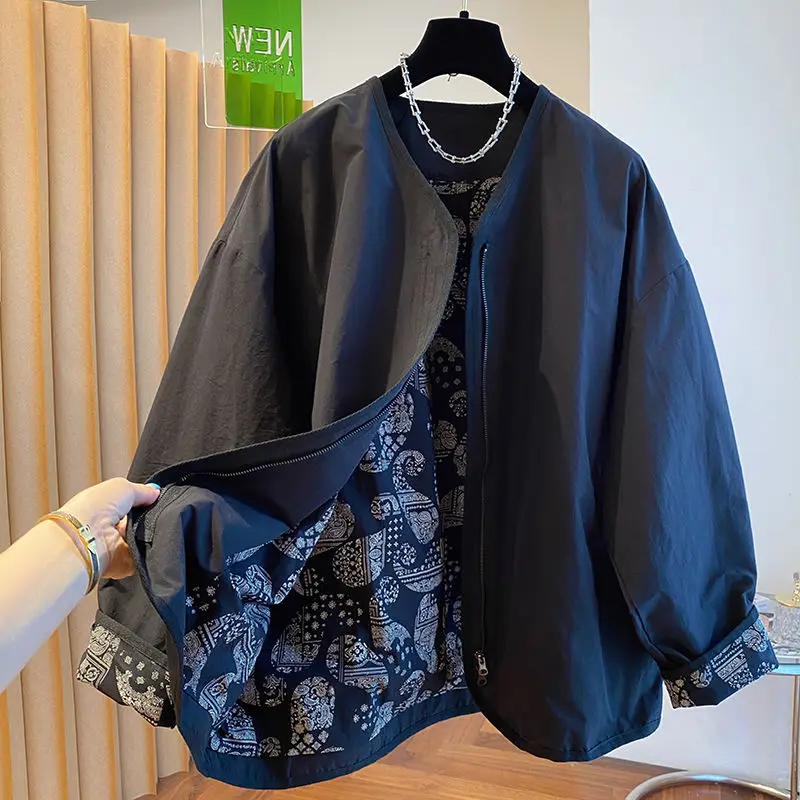 Streetwear Jackets for Women Harajuku Print Oversized Outwear Y2k Tops Clothes for Teens Korean Fashion Black Coat Ropa Mujer
Streetwear Jackets for Women Harajuku Print Oversized Outwear Y2k Tops Clothes for Teens Korean Fashion Black Coat Ropa Mujer