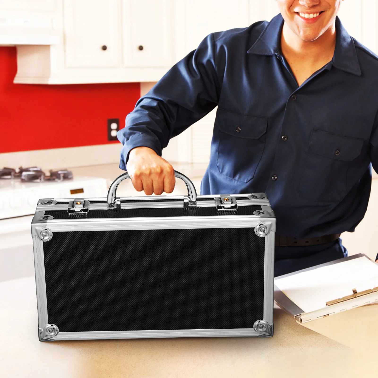 Multifunctional Aluminum Alloy Tool Kit Box Portable Tool Case with Lock Durable Equipment Organizer Carrying Case for Tools
Multifunctional Aluminum Alloy Tool Kit Box Portable Tool Case with Lock Durable Equipment Organizer Carrying Case for Tools