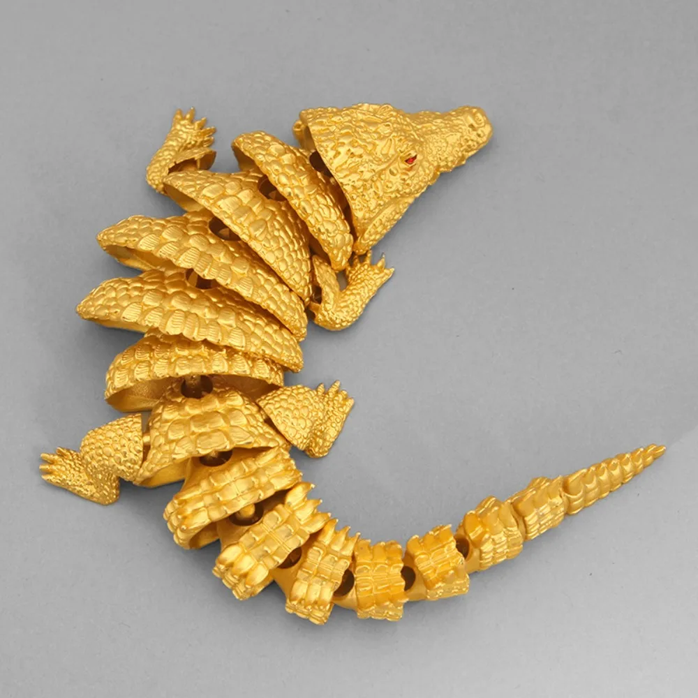 3D Golden Crocodile Metal Statue Movable Change Shape Ornament Wealth Luck Animal Sculpture Home Decor Festival Gift
3D Golden Crocodile Metal Statue Movable Change Shape Ornament Wealth Luck Animal Sculpture Home Decor Festival Gift