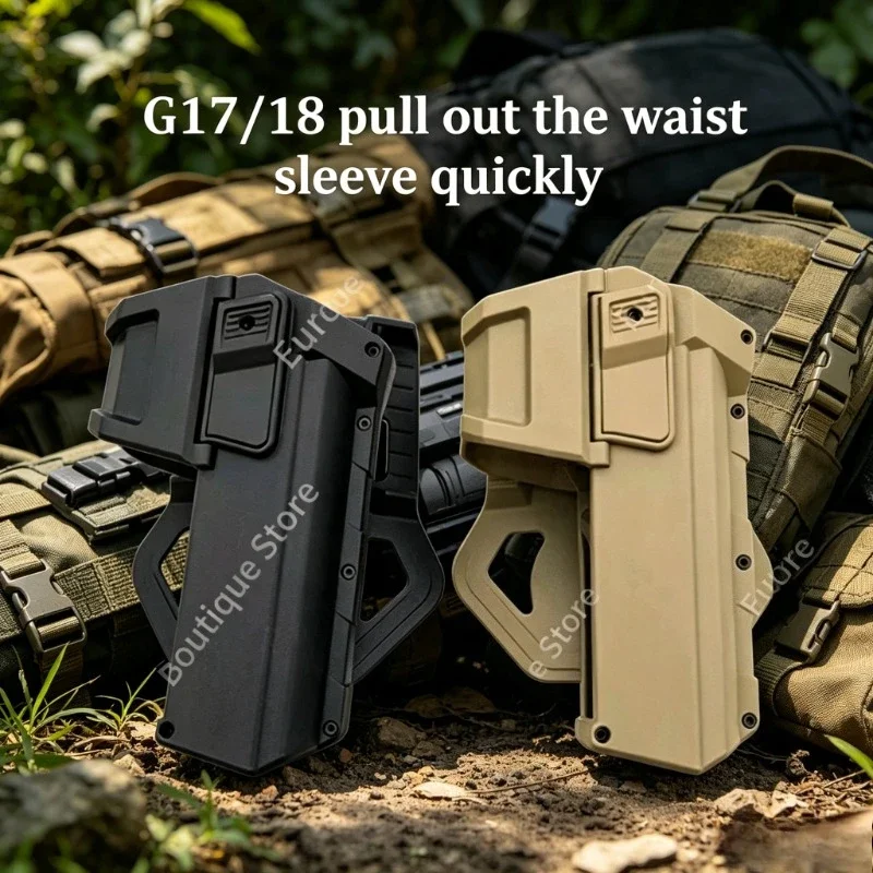 Standard Duty Quick Draw Holster 9mm .45 Waist Mount with Flashlight Tactical Outdoor Training Gear Accessories
Standard Duty Quick Draw Holster 9mm .45 Waist Mount with Flashlight Tactical Outdoor Training Gear Accessories