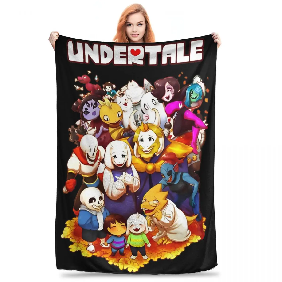 Undertale Skull Sans Video Game Blanket Ultra Soft Funny Design Throw Blankets for Couch Multi-size Quilt
Undertale Skull Sans Video Game Blanket Ultra Soft Funny Design Throw Blankets for Couch Multi-size Quilt