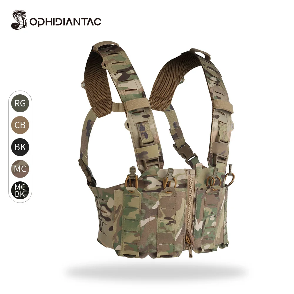 OPHIDIANTAC Lightweight SF Chest Rig Quick Release Outdoor Chest Hanger With MOLLE System Hunting Accessories
OPHIDIANTAC Lightweight SF Chest Rig Quick Release Outdoor Chest Hanger With MOLLE System Hunting Accessories