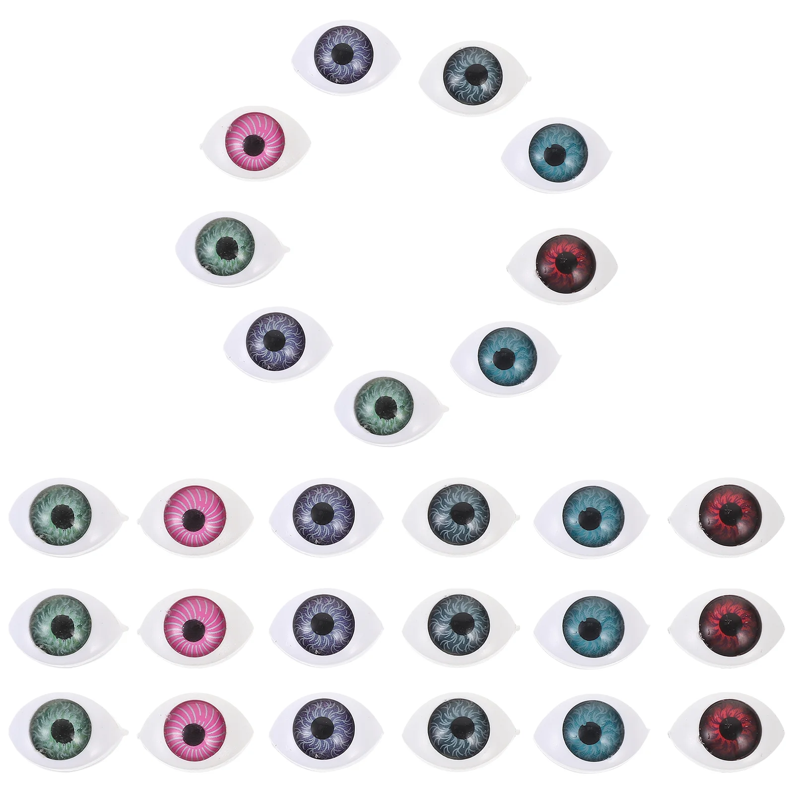 60 Pcs Eyeball Balls Scary Cosplay Eyeballs Halloween Decoration Prop for Crafts
60 Pcs Eyeball Balls Scary Cosplay Eyeballs Halloween Decoration Prop for Crafts