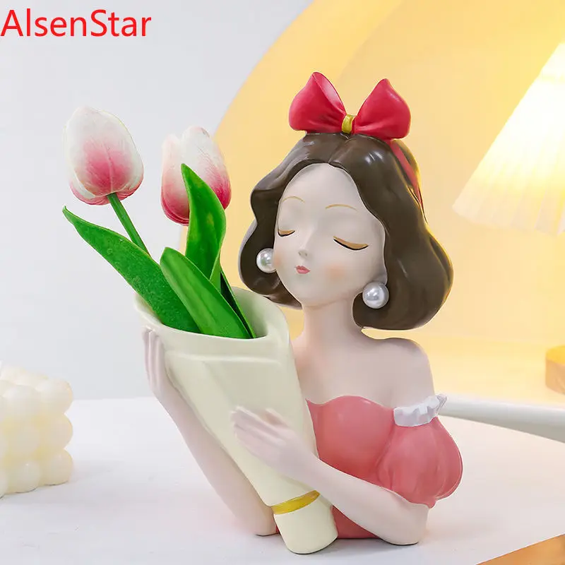 Creative Fugitive Princess Art Decoration Artificial Flower Arrangement Vase TV Cabinet Desktop Porch Key Storage Ornament
Creative Fugitive Princess Art Decoration Artificial Flower Arrangement Vase TV Cabinet Desktop Porch Key Storage Ornament