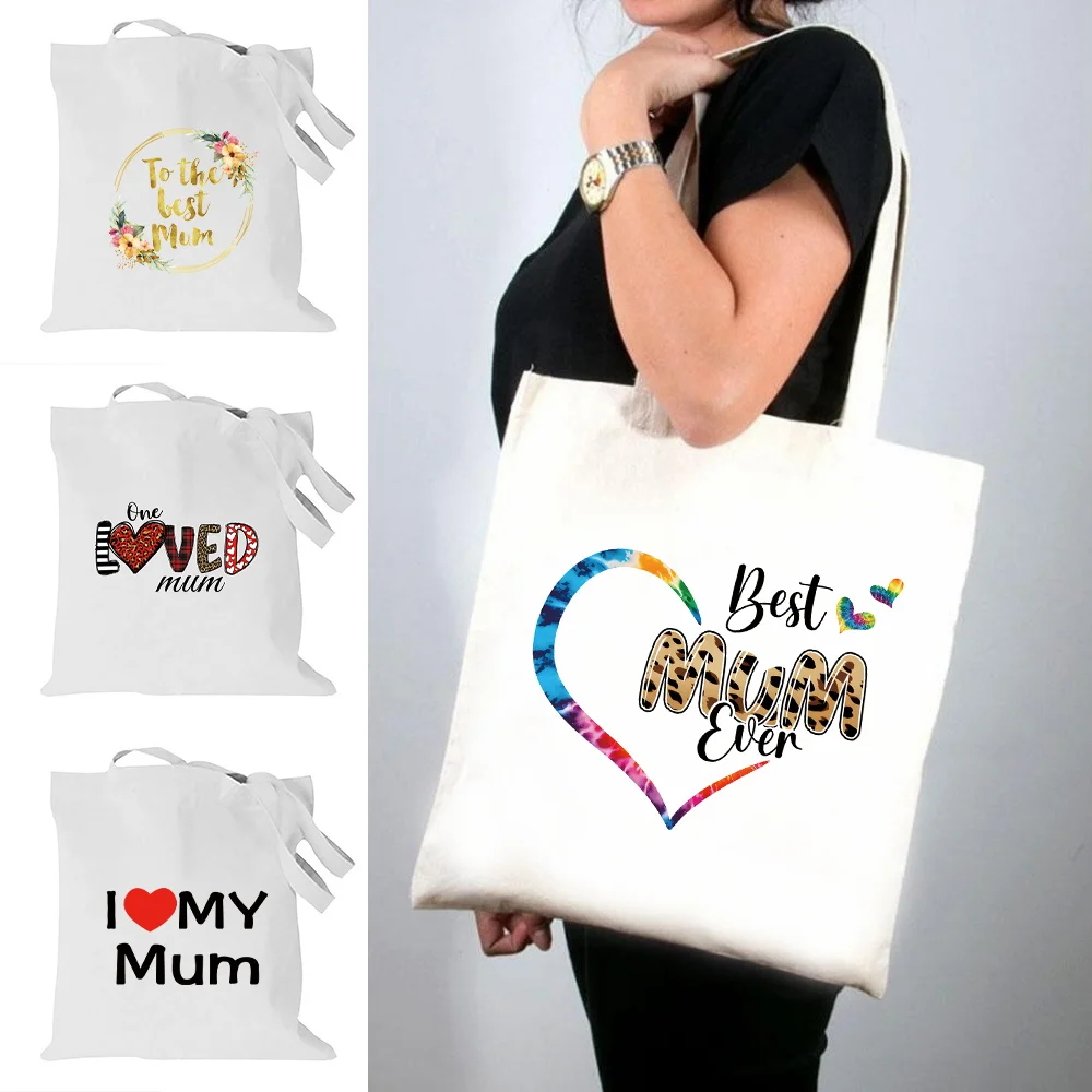 Mom Series Print Pattern Portable Environmentally Friendly Reusable Shopping Bag Foldable Large Capacity Canvas Women's Handbag
Mom Series Print Pattern Portable Environmentally Friendly Reusable Shopping Bag Foldable Large Capacity Canvas Women's Handbag