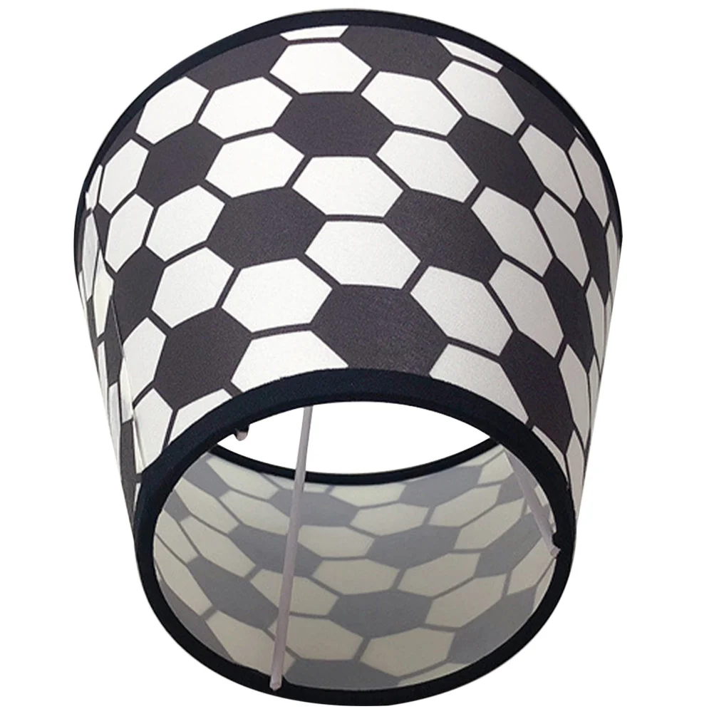 Small E14 Drum Lampshade Light Socket Ceiling Lamp Shade Soccer Pattern Decorative Lamp Cover for Bedroom Home
Small E14 Drum Lampshade Light Socket Ceiling Lamp Shade Soccer Pattern Decorative Lamp Cover for Bedroom Home