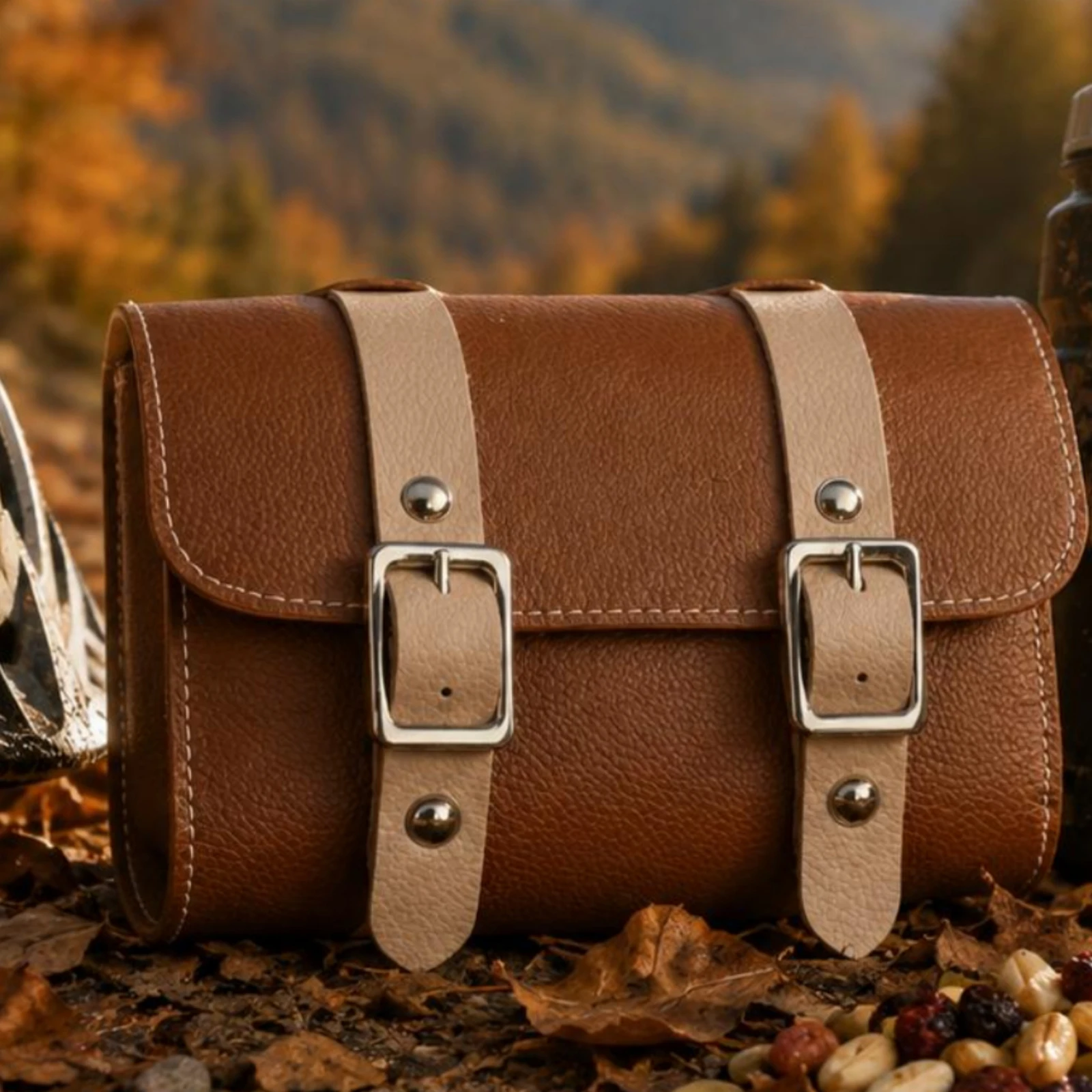 Leather Bike Bag Universal Fit Vintage Bike Pouch Retro Bike Pouch Decorative Design Handlebar Bag Commuter Friendly
Leather Bike Bag Universal Fit Vintage Bike Pouch Retro Bike Pouch Decorative Design Handlebar Bag Commuter Friendly