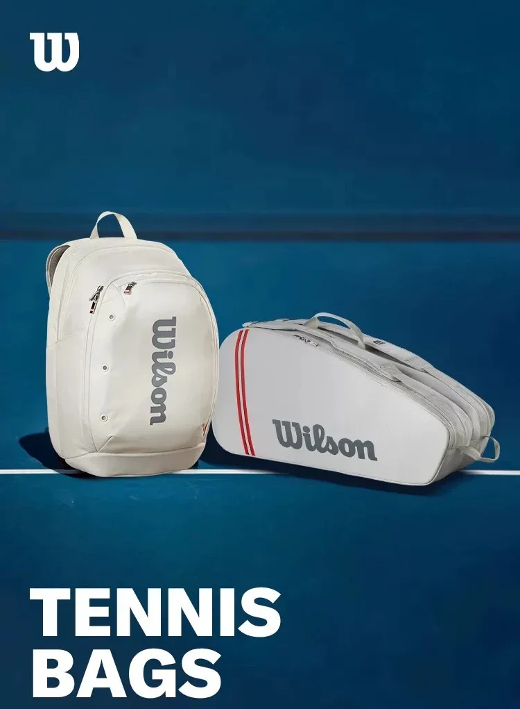 2025 Wilson Classic Small White Bag Tennis Bag 2PK 12PK Large Capacity Multifunctional Backpack White Tennis Racket Bag
2025 Wilson Classic Small White Bag Tennis Bag 2PK 12PK Large Capacity Multifunctional Backpack White Tennis Racket Bag