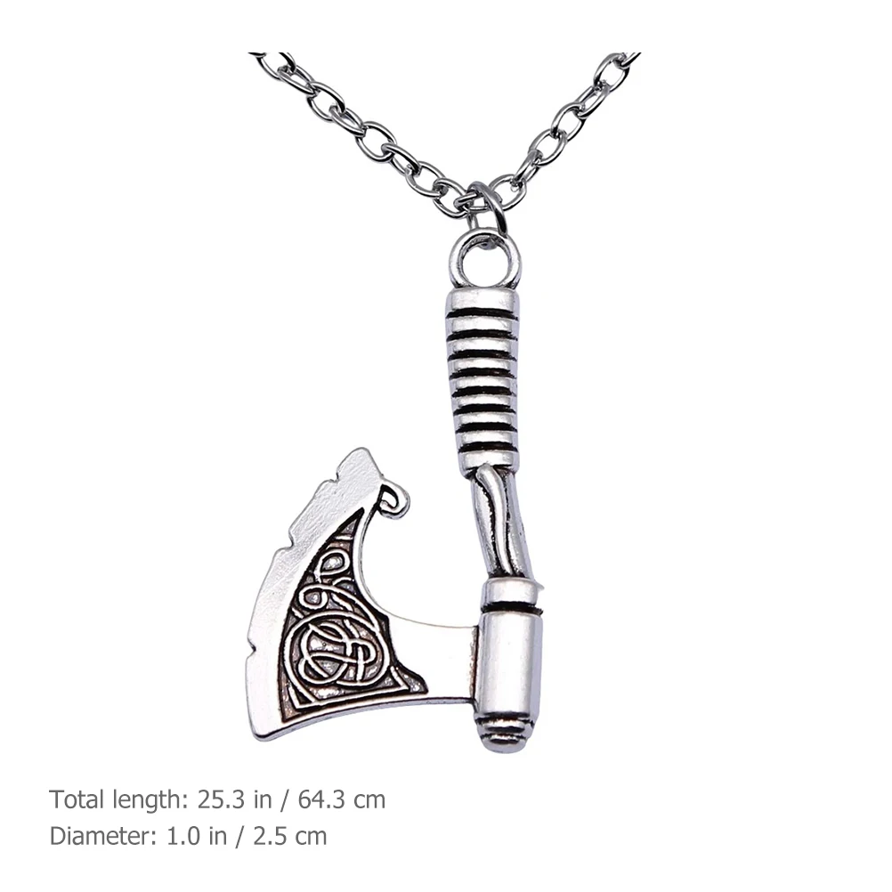Axe Necklace Pendant for Men Mens European and American Viking Jewelry Necklaces Alloy Women Symbolic
Axe Necklace Pendant for Men Mens European and American Viking Jewelry Necklaces Alloy Women Symbolic