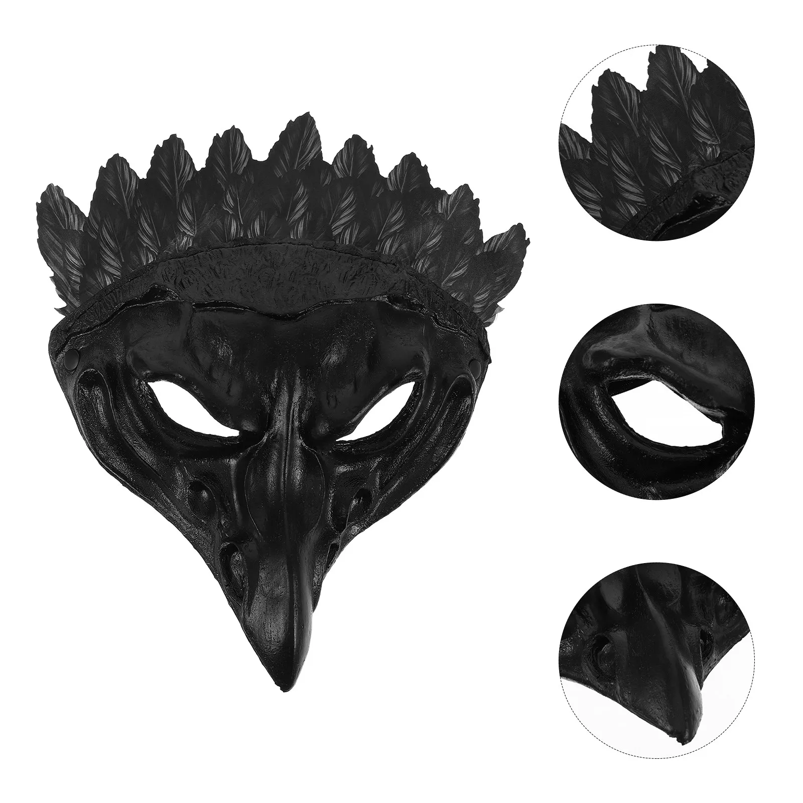 Mysterious Crow Mask Realistic Bird Beak Half Face Masquerade Mask Halloween Costume Scary Party Carnival Adult Cosplay
Mysterious Crow Mask Realistic Bird Beak Half Face Masquerade Mask Halloween Costume Scary Party Carnival Adult Cosplay