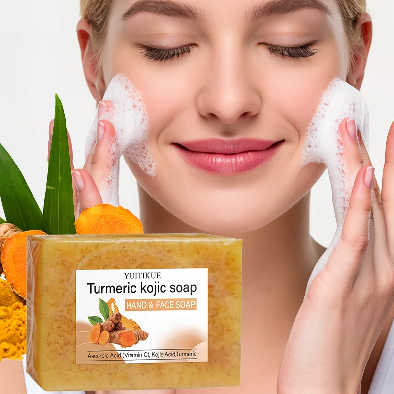 Hand And Face Soap with Turmeric Curcumin Vitamin C Lactic Acid Exfoliating Natural Skin Care Soap Bar for Brighter Skin
Hand And Face Soap with Turmeric Curcumin Vitamin C Lactic Acid Exfoliating Natural Skin Care Soap Bar for Brighter Skin