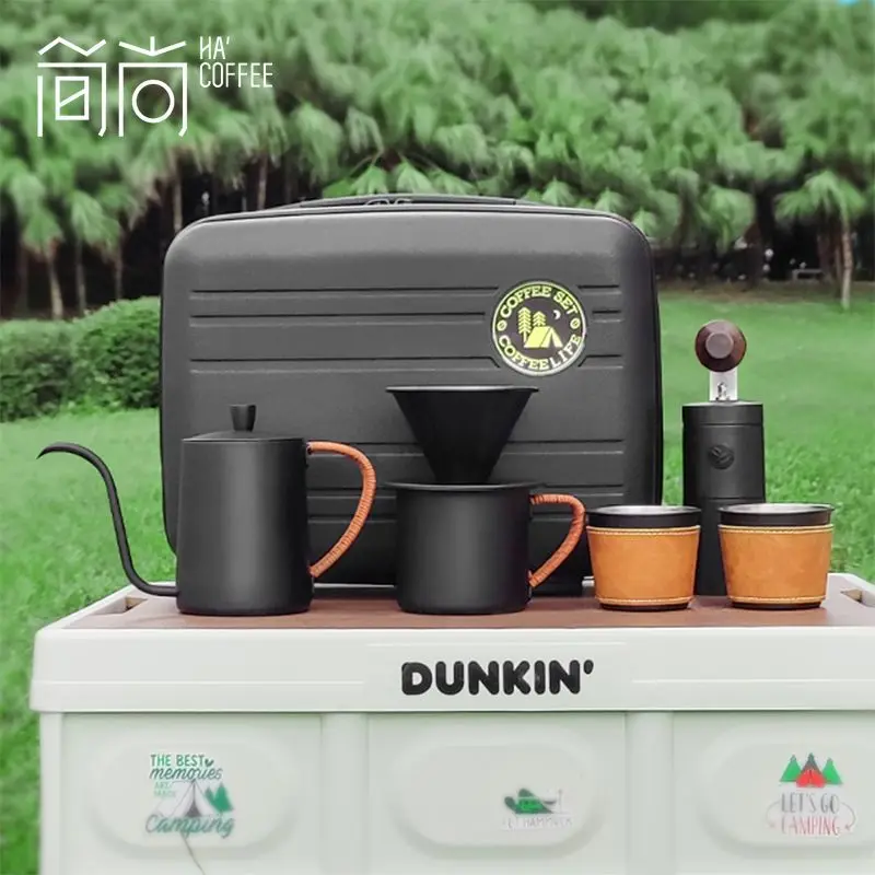 Pour Over Coffee Outdoor Travel Bag Portable Set Exquisite Barista Accessory Field Storage Drip Kettle Filter Cup Paper Pot
Pour Over Coffee Outdoor Travel Bag Portable Set Exquisite Barista Accessory Field Storage Drip Kettle Filter Cup Paper Pot