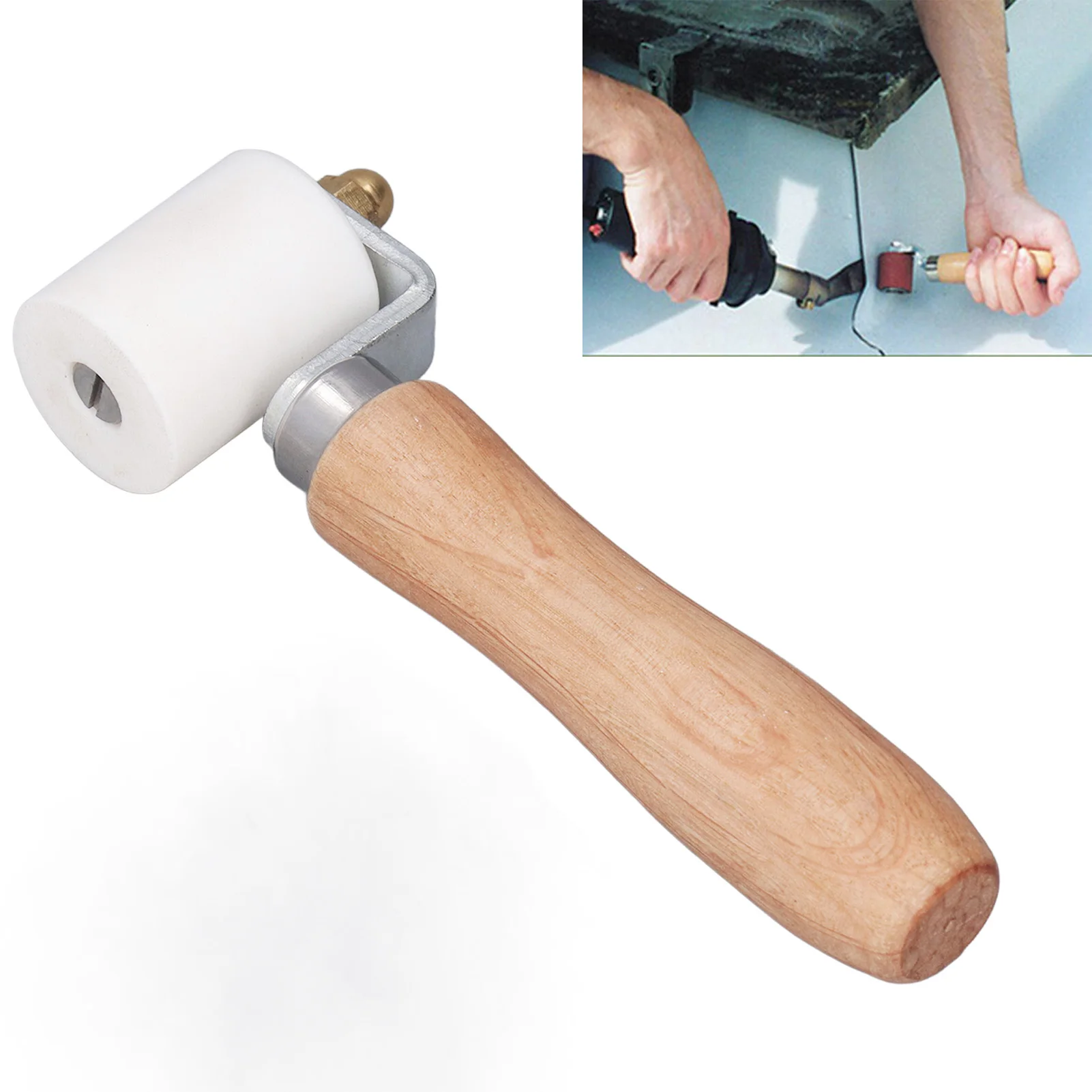 Press Seam Roller Smoothing Seam Roller Pressure Seam Rollers Efficient Smooth Ergonomic Handle for PVC Waterproofing Membrane
Press Seam Roller Smoothing Seam Roller Pressure Seam Rollers Efficient Smooth Ergonomic Handle for PVC Waterproofing Membrane