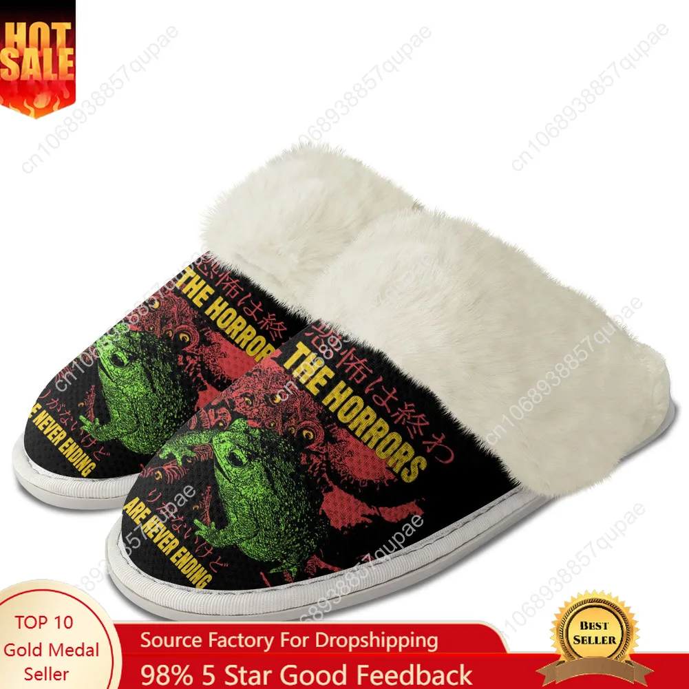 The Horrors Are Never Ending Yet I Remain Silly Japanese Style Frog Plush Slippers Keep Warm Shoes Men Women Home Cotton Slipper
The Horrors Are Never Ending Yet I Remain Silly Japanese Style Frog Plush Slippers Keep Warm Shoes Men Women Home Cotton Slipper
