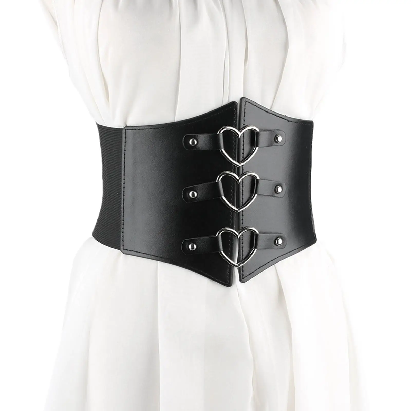 Creative Women Charm Waistband Wide Elastic Love Buckle Wrap Accessories for Dresses Coats Halloween Female Cosplay
Creative Women Charm Waistband Wide Elastic Love Buckle Wrap Accessories for Dresses Coats Halloween Female Cosplay
