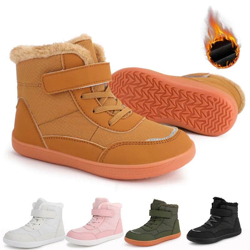 Детские зимние ботинки босиком с широким носком, зимние минималистичные непромокаемые кроссовки с высоким берцем для мальчиков и девочек, нескользящие теплые зимние ботинки для девочек и мальчиков
Детские зимние ботинки босиком с широким носком, зимние минималистичные непромокаемые кроссовки с высоким берцем для мальчиков и девочек, нескользящие теплые зимние ботинки для девочек и мальчиков
