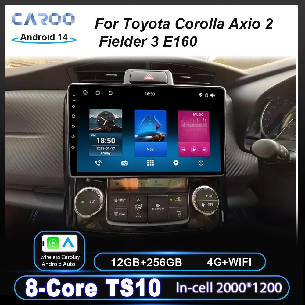 Android 14 Car DVD Carplay For Toyota Corolla Axio 2 Fielder 3 E160 Auto Radio Stereo GPS Navigation Multimidia Player 2Din DVD
Android 14 Car DVD Carplay For Toyota Corolla Axio 2 Fielder 3 E160 Auto Radio Stereo GPS Navigation Multimidia Player 2Din DVD