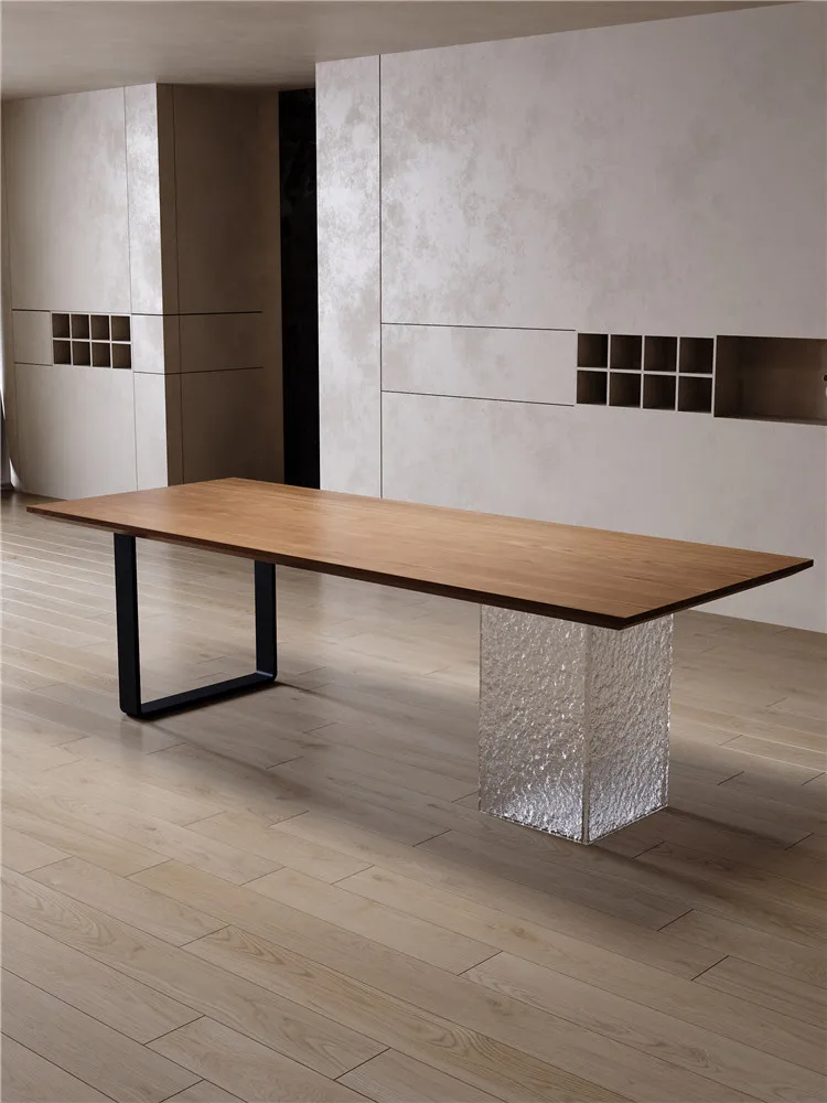 PYJ solid wood acrylic modern high-end home living room balcony ash wood tea table
PYJ solid wood acrylic modern high-end home living room balcony ash wood tea table