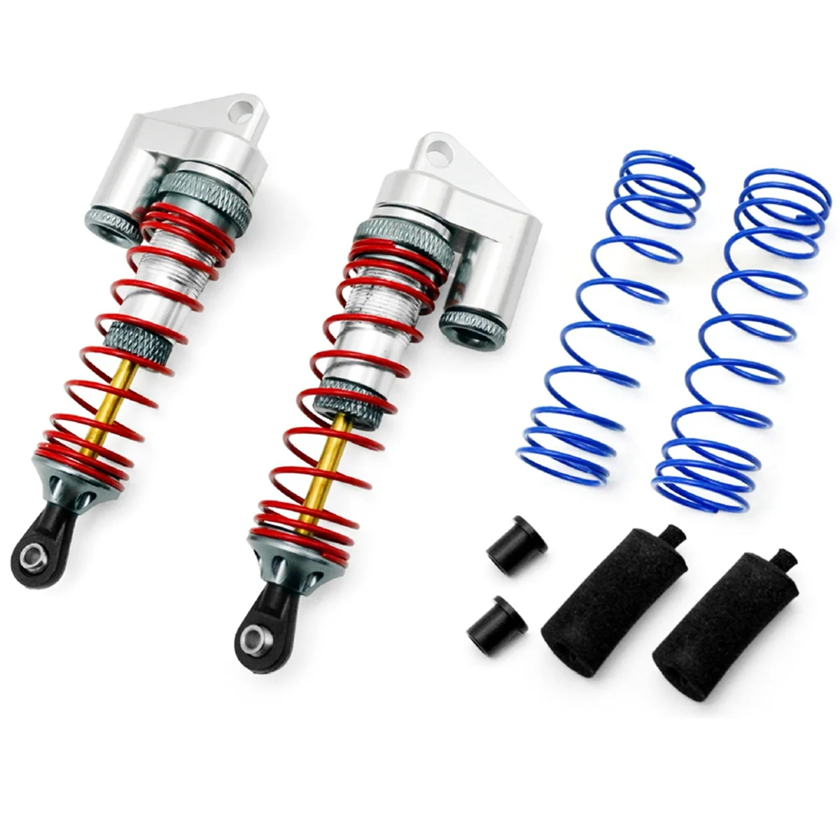 X55A-1/10Rc Climbing Car, 1 Pair Shock Absorbers with Spare Spring A, 90mm Hole Spacing, Suitable for TRX4 SCX10
X55A-1/10Rc Climbing Car, 1 Pair Shock Absorbers with Spare Spring A, 90mm Hole Spacing, Suitable for TRX4 SCX10