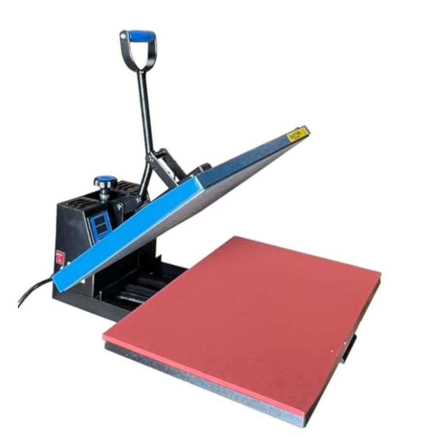 Sublimation heat press for t-shirt printing, aluminum platen, black, 16x24 pull-out lower platen with precise temperature contr
Sublimation heat press for t-shirt printing, aluminum platen, black, 16x24 pull-out lower platen with precise temperature contr
