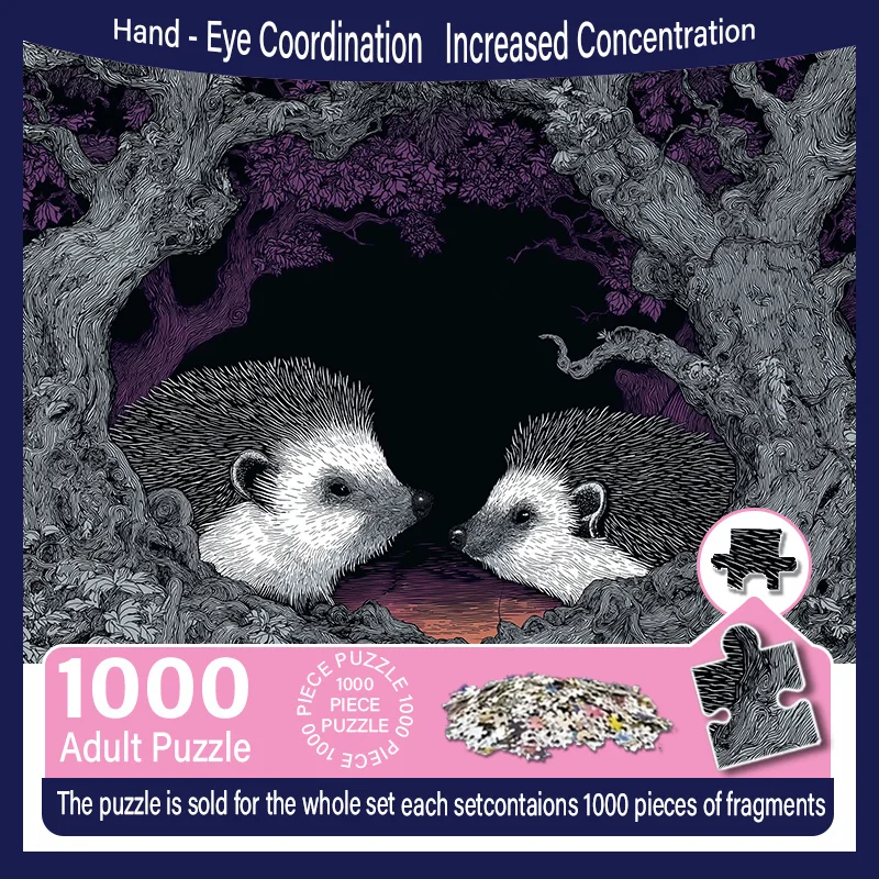 Набор (A) головоломок для взрослых с дизайном «Лесной ёжик» — устойчивые к царапинам, сложные, подходят для взрослых, для семейного досуга
Набор (A) головоломок для взрослых с дизайном «Лесной ёжик» — устойчивые к царапинам, сложные, подходят для взрослых, для семейного досуга