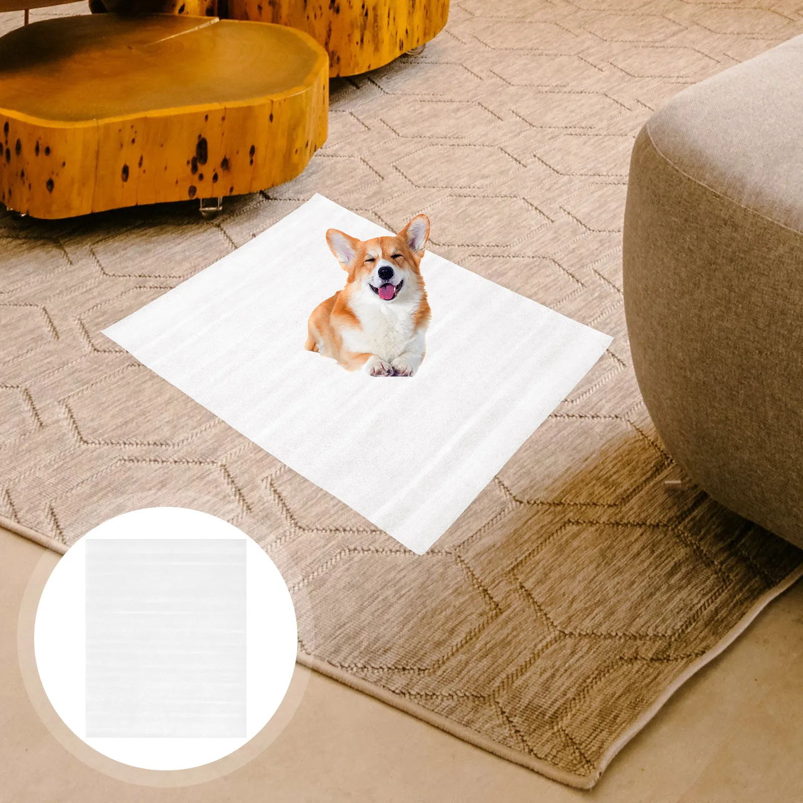 50pcs Pet Pee Pad Disposable Super Absorbent Training Pads For Dogs Cats Portable Urine Absorbent Mat For Indoor Outdoor Use Pet 
50pcs Pet Pee Pad Disposable Super Absorbent Training Pads For Dogs Cats Portable Urine Absorbent Mat For Indoor Outdoor Use Pet