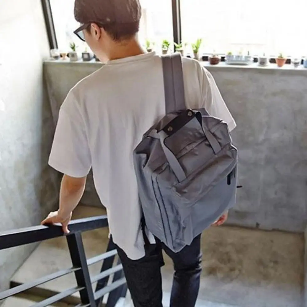 Portable Nylon Business Laptop Backpack Solid Color Large Capacity Short Trip Bag Waterproof Student Backpack School
Portable Nylon Business Laptop Backpack Solid Color Large Capacity Short Trip Bag Waterproof Student Backpack School