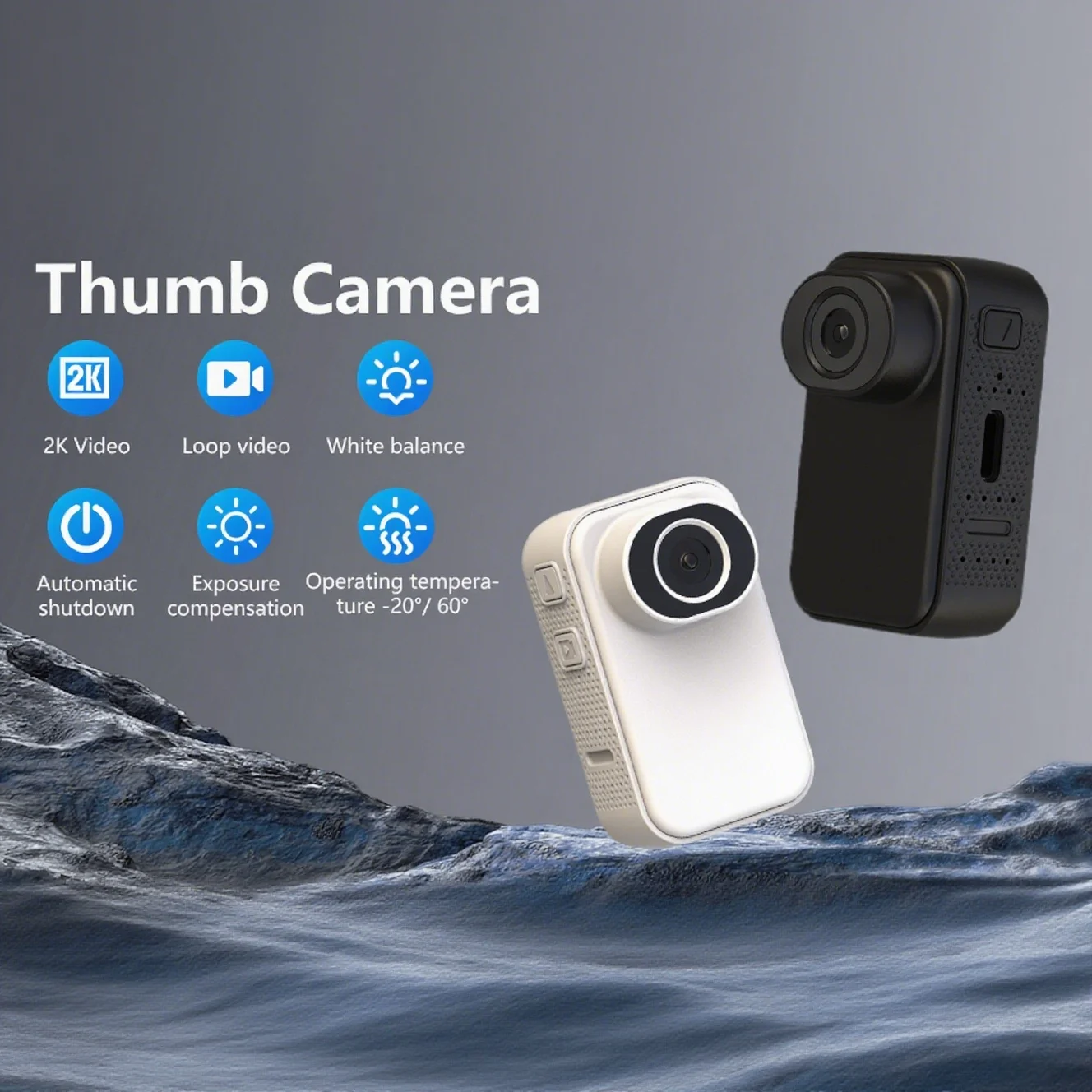 Thumb Camera Anti-Shake Magnetic 2K Pocket Camera Long Battery Life Multi-Scene Outdoor Cycling Action Camera
Thumb Camera Anti-Shake Magnetic 2K Pocket Camera Long Battery Life Multi-Scene Outdoor Cycling Action Camera