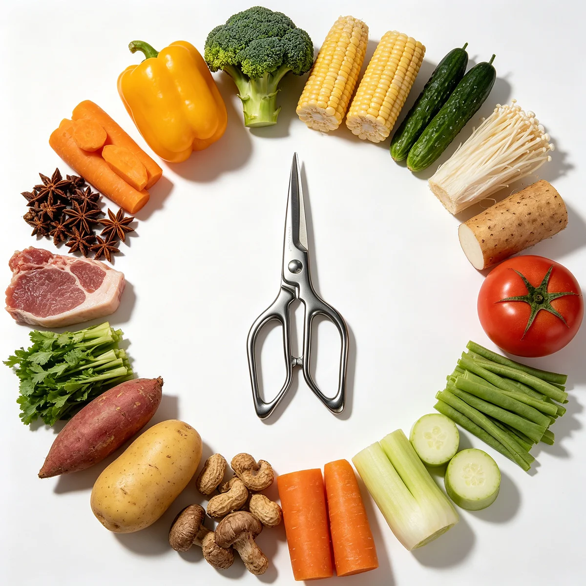 All Steel Multifunctional Kitchen Scissors,Multi-Purpose for Chicken Bone Fish Cutting, Professional Cooking tool
All Steel Multifunctional Kitchen Scissors,Multi-Purpose for Chicken Bone Fish Cutting, Professional Cooking tool