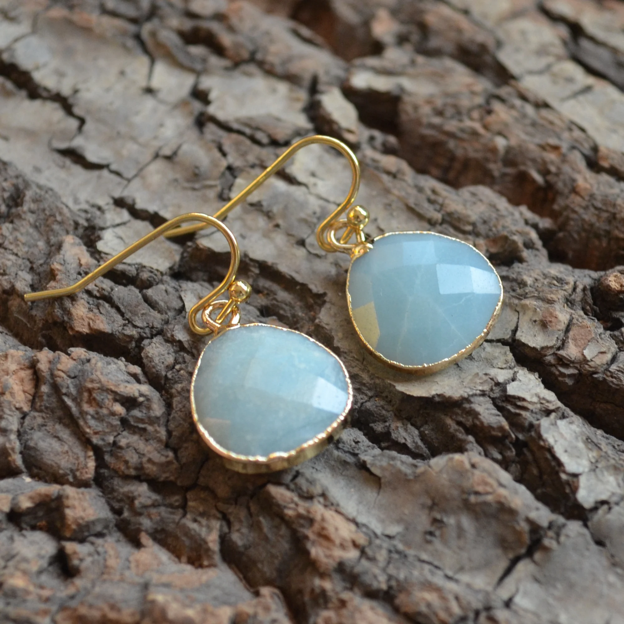 Nature stone Amazonite / black agate/ rose quartz water drop shape dangle earring for lady
Nature stone Amazonite / black agate/ rose quartz water drop shape dangle earring for lady