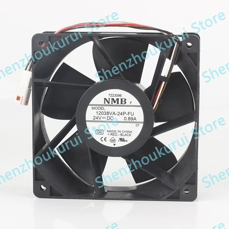 New NMB 12038VA-24P-FU 24V Ball Bearing 0.89A 12038 Waterproof Variable Frequency Unit Cooling Fan 12CM
New NMB 12038VA-24P-FU 24V Ball Bearing 0.89A 12038 Waterproof Variable Frequency Unit Cooling Fan 12CM