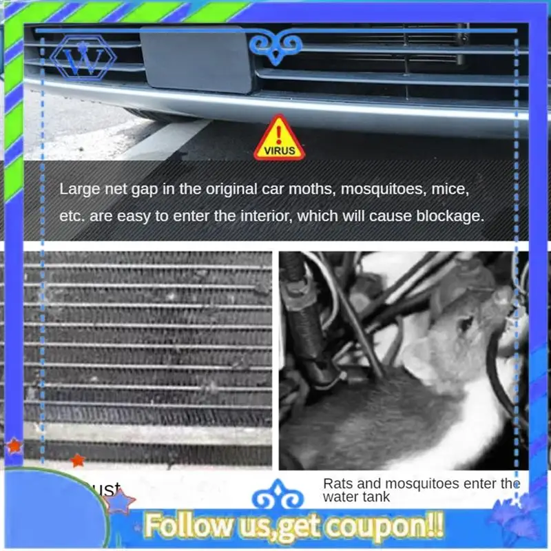 M46K-Front Grille Mesh Cover For Byd Atto 3 Yuan Plus 2022-2023 Insect-Proof Mesh Front Bumper Water Tank Mesh
M46K-Front Grille Mesh Cover For Byd Atto 3 Yuan Plus 2022-2023 Insect-Proof Mesh Front Bumper Water Tank Mesh