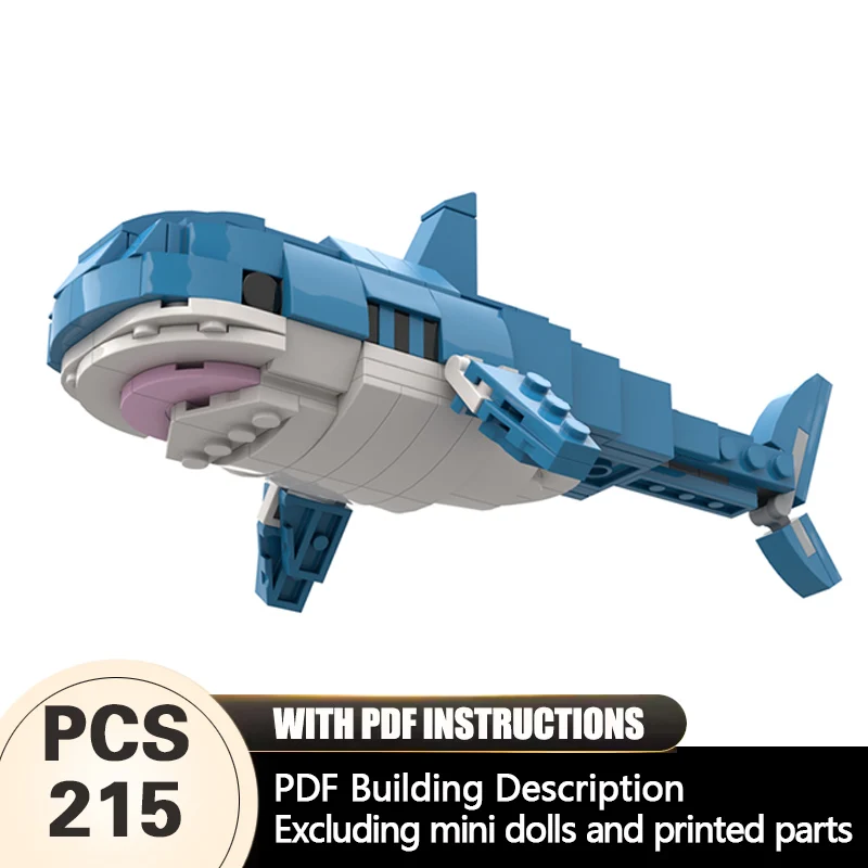 Creators Animal Series Model MOC Building Bricks Realistic Blue Whale Modular Technology Gifts Holiday Assemble Children Toys
Creators Animal Series Model MOC Building Bricks Realistic Blue Whale Modular Technology Gifts Holiday Assemble Children Toys