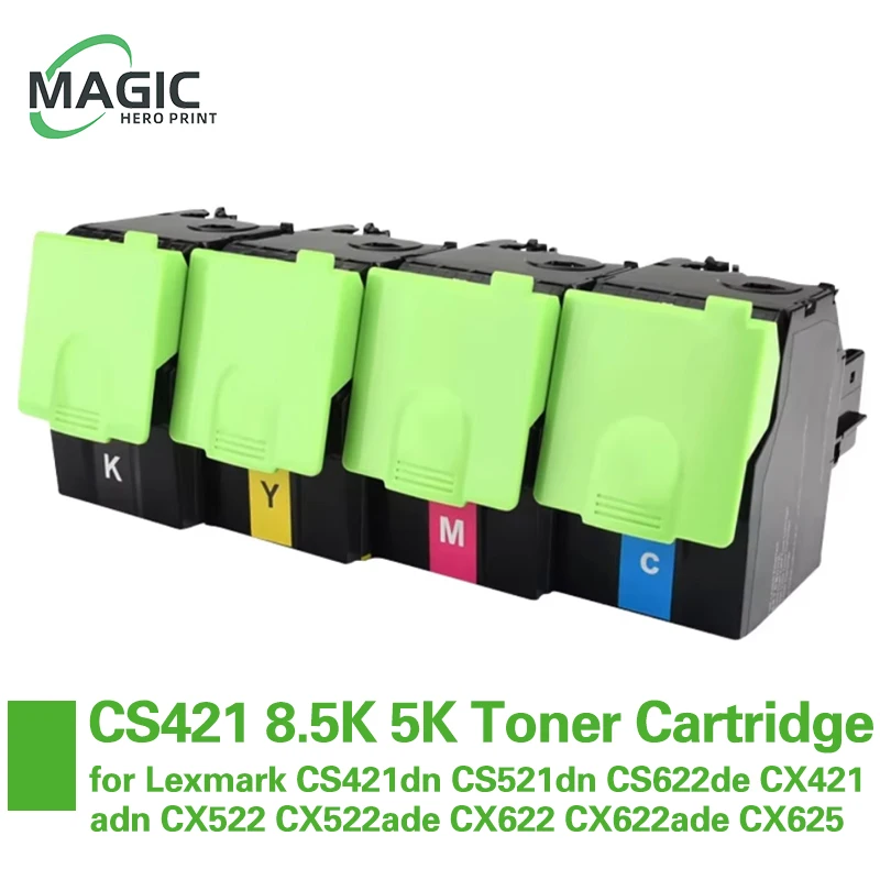 Картридж с тонером 8,5 K 5K для Lexmark CS421 CS421dn CS421adn CS522 CS522ade CS521 CS521dn CS622 CS622de CX421 CX421adn CX421dn
Картридж с тонером 8,5 K 5K для Lexmark CS421 CS421dn CS421adn CS522 CS522ade CS521 CS521dn CS622 CS622de CX421 CX421adn CX421dn