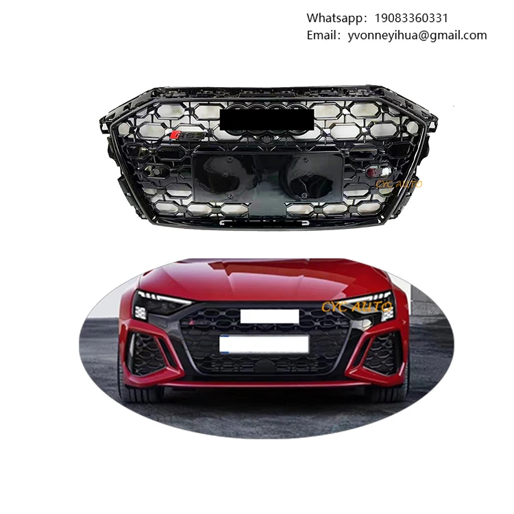 Fast Shipping Factory Supply A3 Grille RS3 Front Bumper Grill For Audi A3 S3 Body Kit From CYC AUTO 2020 2021 2022
Fast Shipping Factory Supply A3 Grille RS3 Front Bumper Grill For Audi A3 S3 Body Kit From CYC AUTO 2020 2021 2022