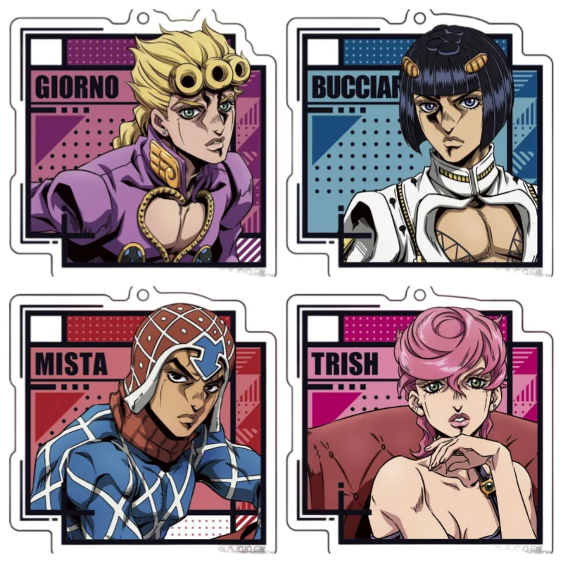 6Cm Acrylic Keychain for Steel Ball Run Leone Abbacchio Cartoons Backpack Decoration Pendant Cute Anime Merchandise Fan Gift Toy
6Cm Acrylic Keychain for Steel Ball Run Leone Abbacchio Cartoons Backpack Decoration Pendant Cute Anime Merchandise Fan Gift Toy
