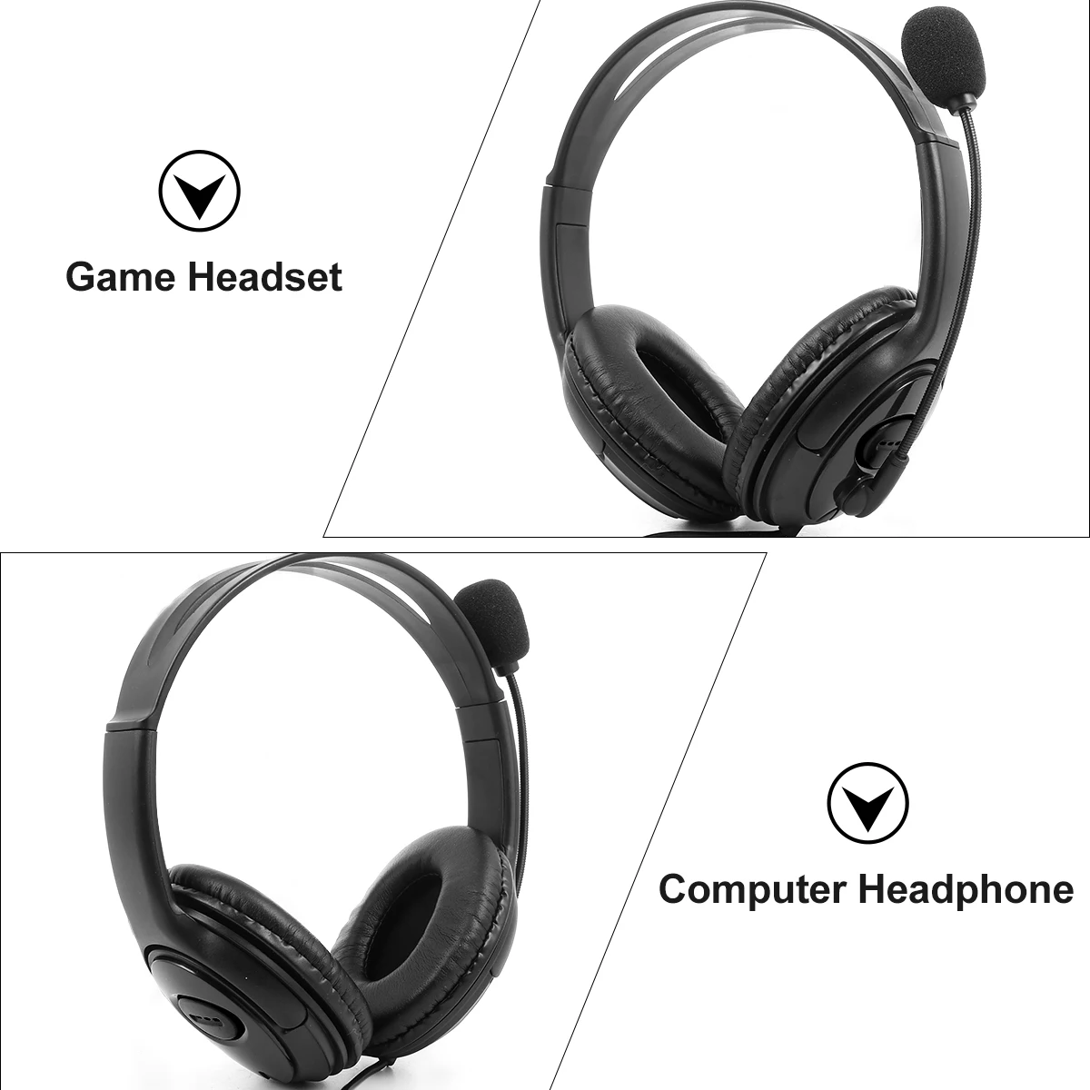 Gaming Headset Computer Earphone Wired Black Stereo Noise Cancelling Microphone Soft Cushion Headpad High Precision
Gaming Headset Computer Earphone Wired Black Stereo Noise Cancelling Microphone Soft Cushion Headpad High Precision