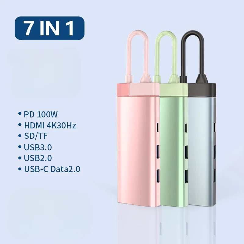Новая оригинальная док-станция Type-C, USB-концентратор, USB3.0, док-станция для ноутбука 7-в-1, разветвитель для Xiaomi Lenovo Macbook Pro
Новая оригинальная док-станция Type-C, USB-концентратор, USB3.0, док-станция для ноутбука 7-в-1, разветвитель для Xiaomi Lenovo Macbook Pro