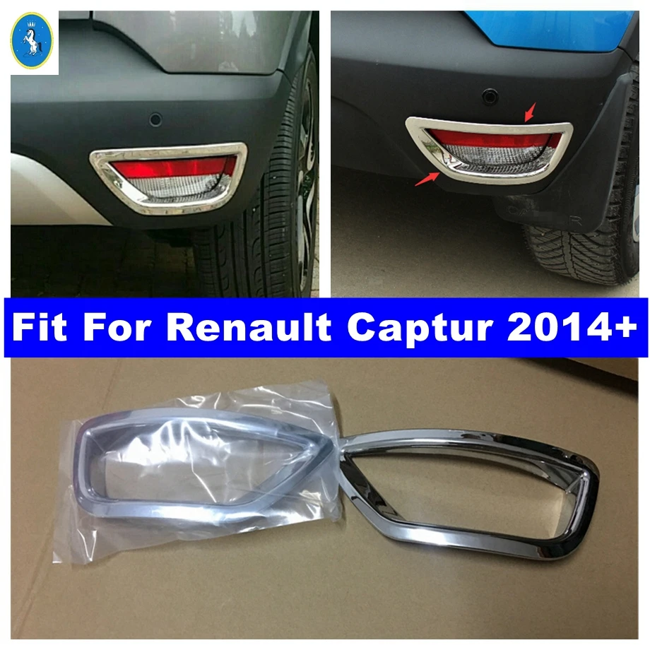 Rear Bumper Fog Lights Lamps Decoration Cover Trim Fit For Renault Captur 2014 - 2016 Shiny Car Exterior Accessories Protection
Rear Bumper Fog Lights Lamps Decoration Cover Trim Fit For Renault Captur 2014 - 2016 Shiny Car Exterior Accessories Protection