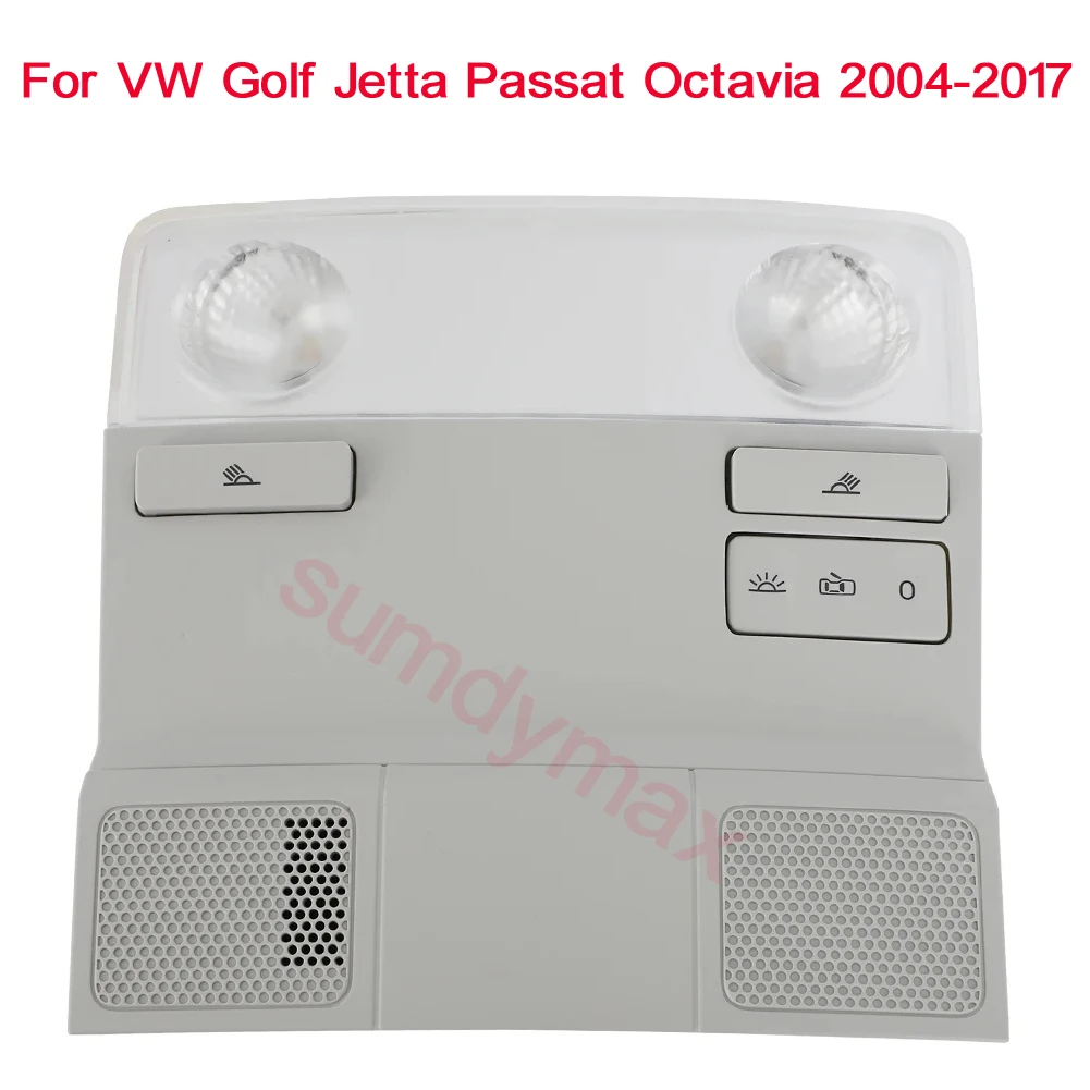 Front Ceiling Lamps Reading Lights Interior Roof Lamps for VW Golf Jetta Passat Octavia Genuine Light Reading Lamp 1K0947105
Front Ceiling Lamps Reading Lights Interior Roof Lamps for VW Golf Jetta Passat Octavia Genuine Light Reading Lamp 1K0947105